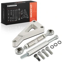 8 Pcs Polished Aluminum Alternator Bracket Kit LWP