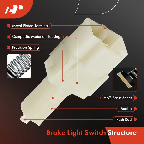 Brake Light Switch for Chevy Colorado GMC Canyon 04-09 Isuzu i280 i290 i350 i370