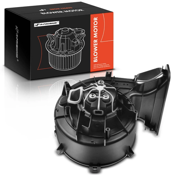 HVAC Heater Blower Motor with Fan Cage for Saab 9-3 9-3x 2003-2011