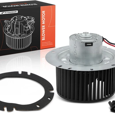 Front HVAC Blower Motor with Wheel