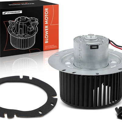 Front HVAC Blower Motor with Wheel