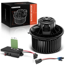 2 Pcs Front HVAC Blower Motor & Resistor Kit