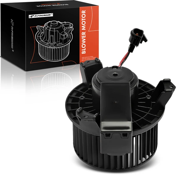 HVAC Heater Blower Motor with Fan Cage for Ford Mustang 05-09 ABS Plastic