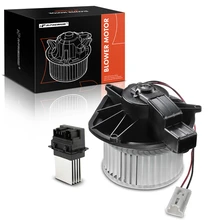 2 Pcs Front HVAC Blower Motor & Resistor Kit for 2010-2012 Jeep Liberty