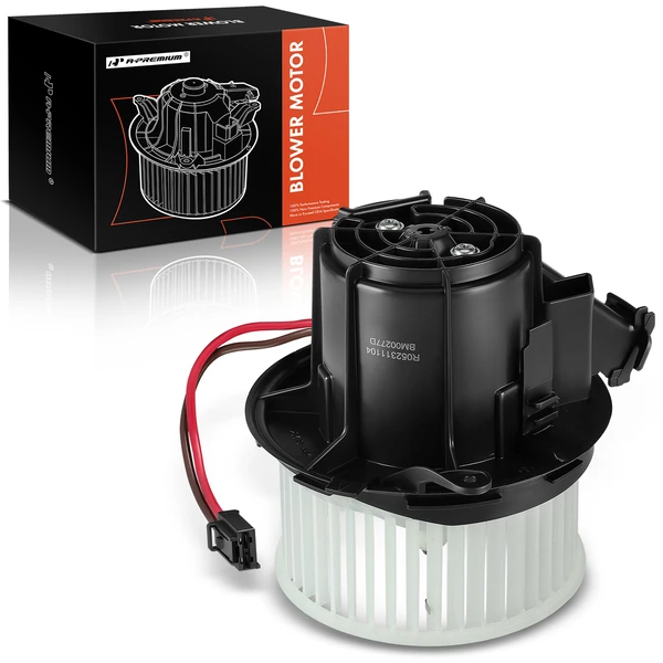 AC Heater Blower Motor with Wheel for Mercedes-Benz C250 2012-2015 E-Class