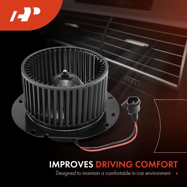 2 Pcs Rear HVAC Blower Motor & Resistor Kit for Ford E-150 E-450 Super Duty 2005-2016