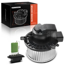 2 Pcs Rear HVAC Blower Motor & Resistor Kit for 2006-2008 Dodge Grand Caravan
