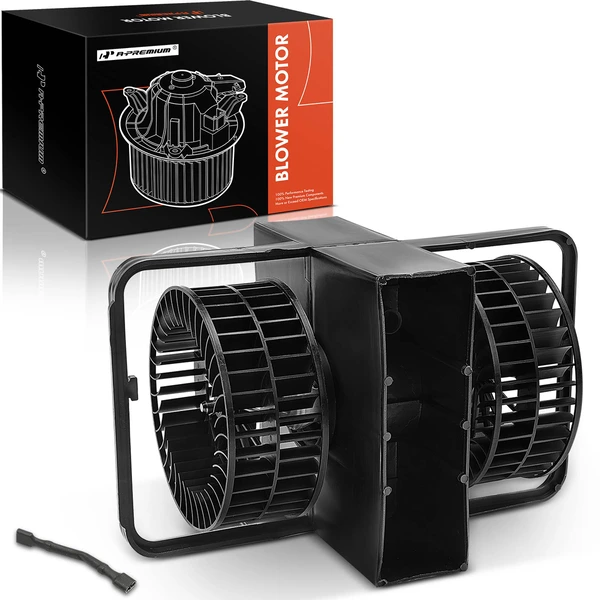 HVAC Heater Blower Motor with Fan Cage for 1989-1995 BMW 525i