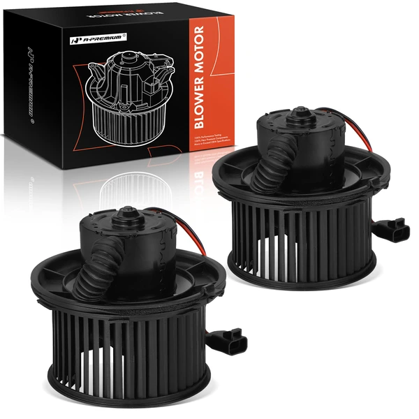 2 Pcs Blower Motor with Resistor for 1999-2001 GMC Sierra 1500