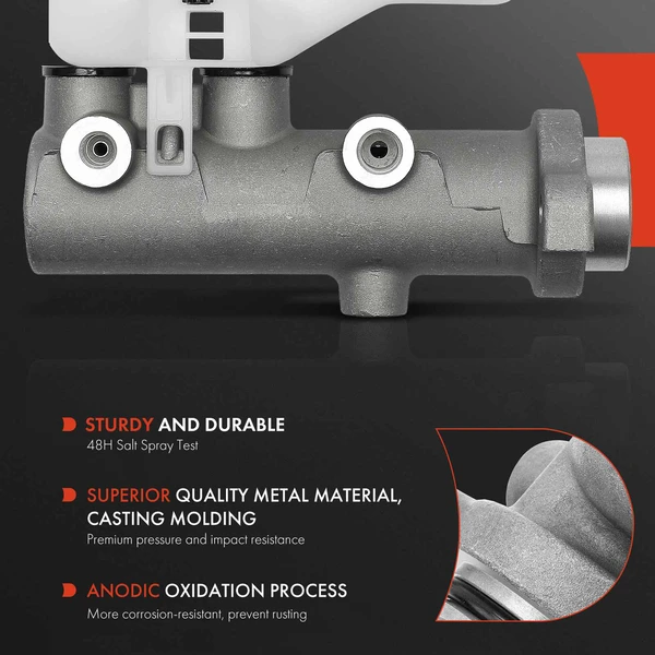 Brake Master Cylinder with Reservoir & Sensor for Ford F-250 F-350 Super Duty