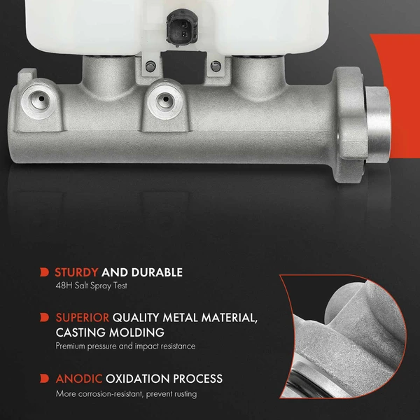 Brake Master Cylinder with Reservoir & Sensor for Dodge Ram 2500 3500 2003-2005