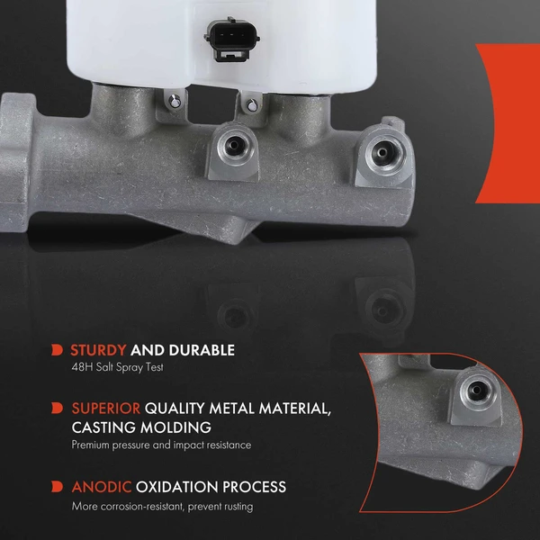 Brake Master Cylinder with Reservoir & Sensor for Ford E-450 Super Duty 2003-2007