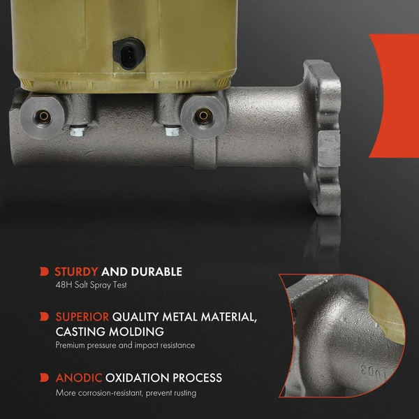 Brake Master Cylinder with Reservoir & Sensor for Chevrolet GMC B7 C50 C70 Kodiak