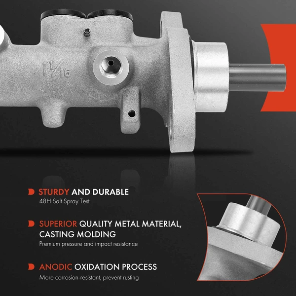 Brake Master Cylinder for Audi Q7 2007 2008 2009 2010-2015 V6 3.0L 3.6L V8 4.2L