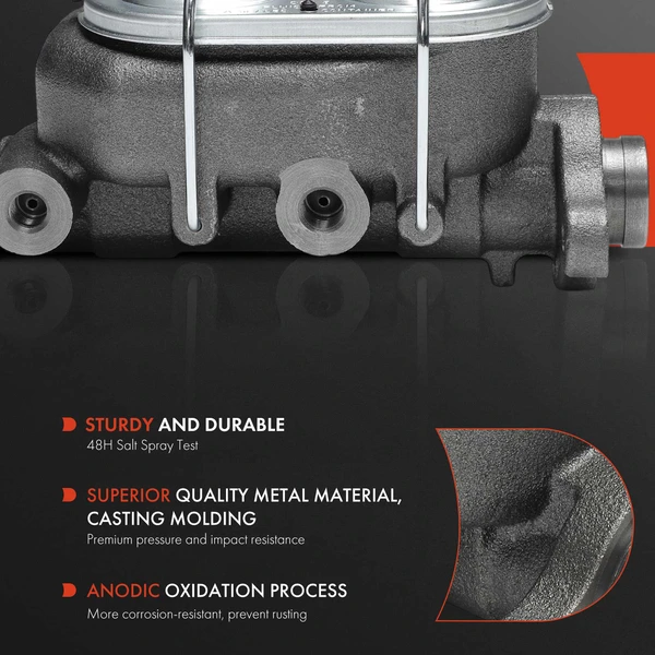 Brake Master Cylinder with Reservoir for Chevrolet	 G20 Van GMC	G25 G1500 G2500 P15