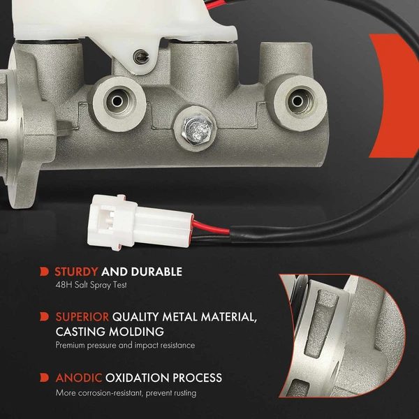 Brake Master Cylinder with Reservoir & Sensor for Geo Chevy Metro Suzuki Swift