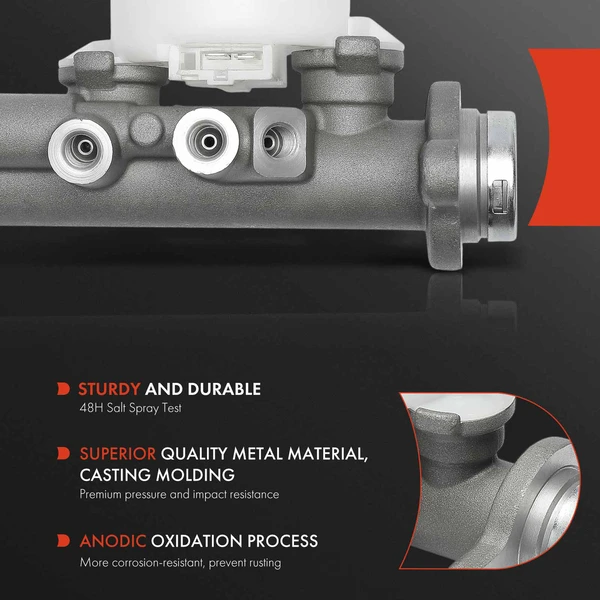 Brake Master Cylinder with Reservoir & Sensor & Cap for Nissan Pathfinder 1990