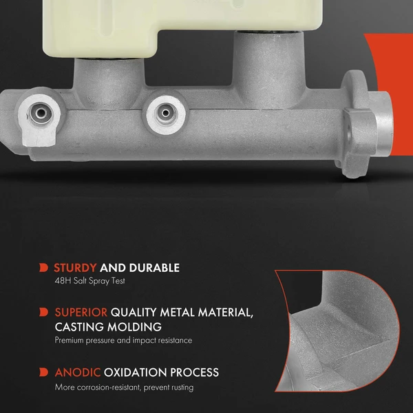 Brake Master Cylinder with Reservoir for GMC Savana 3500 Chevy Express 3500 96-02