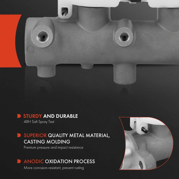 Brake Master Cylinder with Reservoir & Sensor for Ford F-250 F-350 Super Duty 05-07