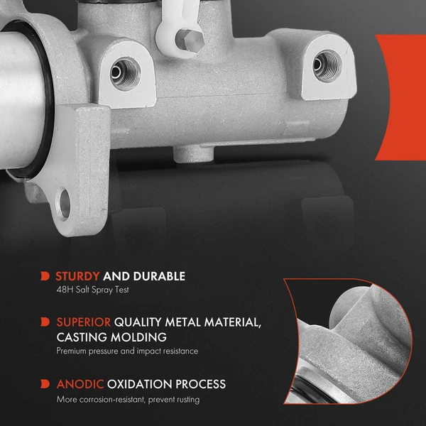 Brake Master Cylinder with Reservoir for Jeep Liberty 2002-2005 Left Hand Drive