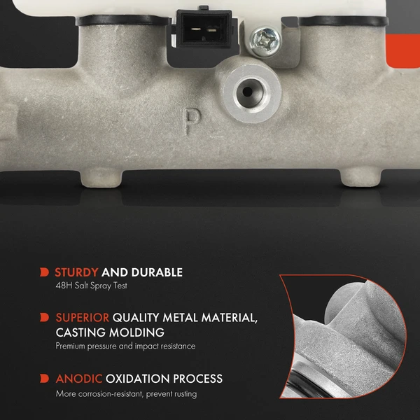 Brake Master Cylinder with Reservoir & Sensor for Hyundai Elantra 2001-2005 GLS