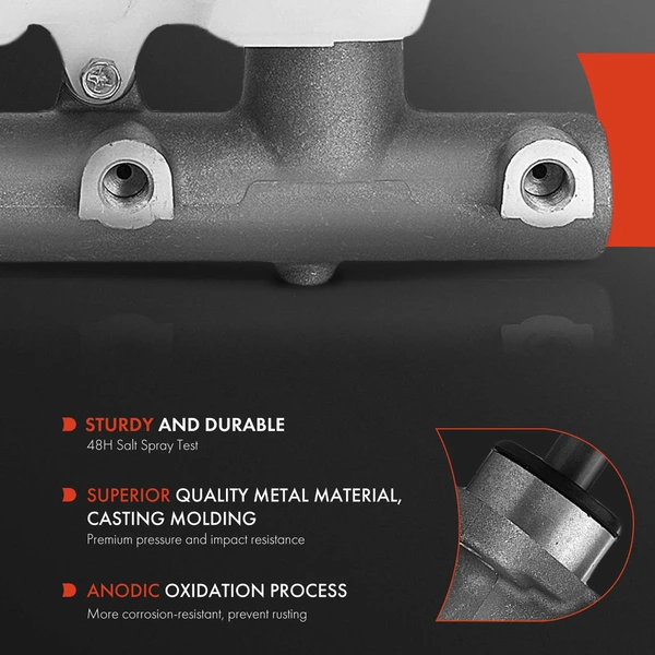 Brake Master Cylinder for Honda Accord 2003-2007 L4 2.4L 13/16 in