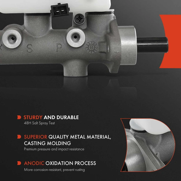 Brake Master Cylinder with Reservoir & Sensor for Kia Sorento 2004-2006 V6 3.5L