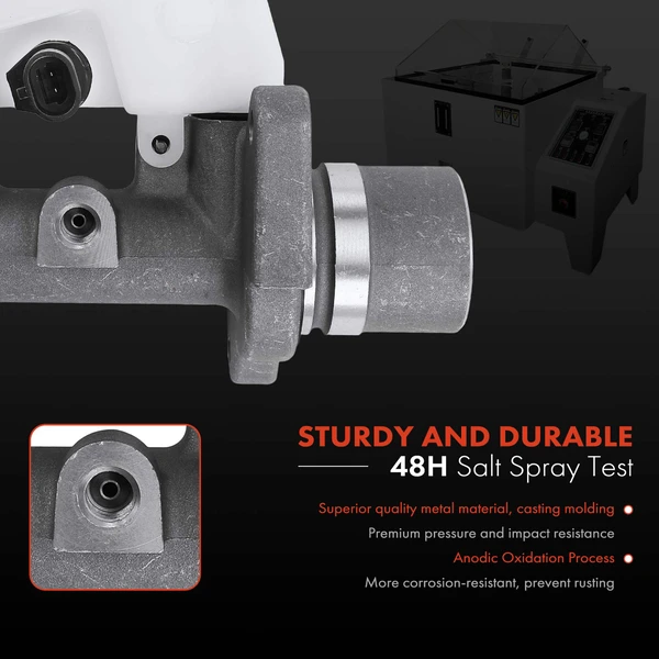 Brake Master Cylinder with Reservoir & Sensor for Chevy Cobalt 05-08 Pontiac G5