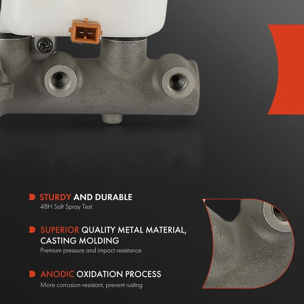 Brake Master Cylinder with Reservoir & Sensor for Hyundai Sonata 06-10 Azera 06-13