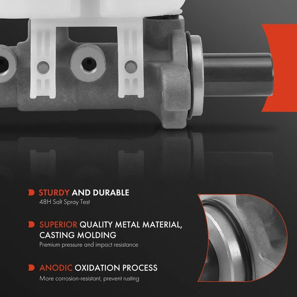 Brake Master Cylinder with Reservoir for Ford Ranger 2007-2009 Bore: 1.0625 In.