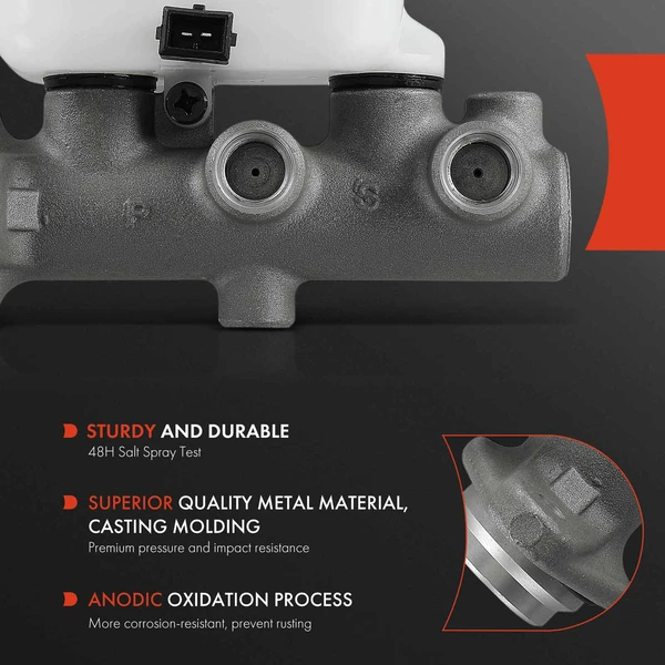 Brake Master Cylinder with Reservoir & Cap & Sensor for Hyundai Sonata 2006-2009