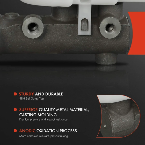 Brake Master Cylinder with Reservoir & Sensor for Ford E-150 E-250 E-450 Super Duty