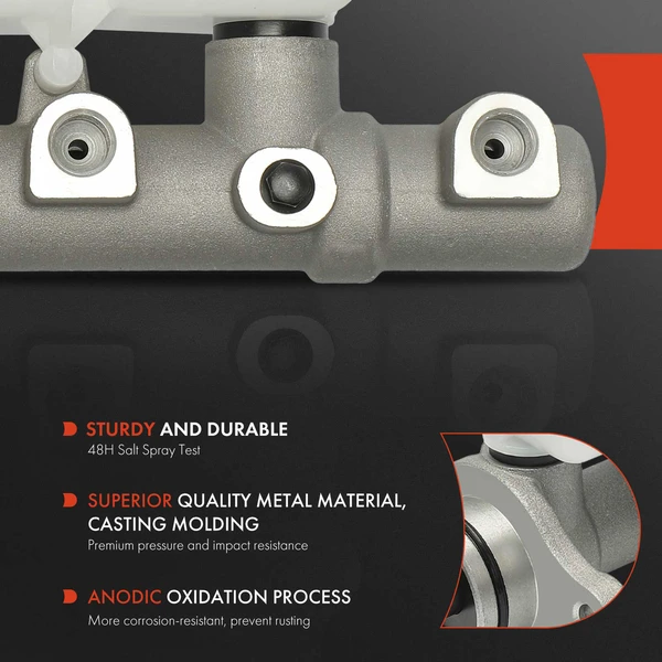 Brake Master Cylinder with Reservoir & Sensor for Hyundai Elantra 09-12 Kia Forte