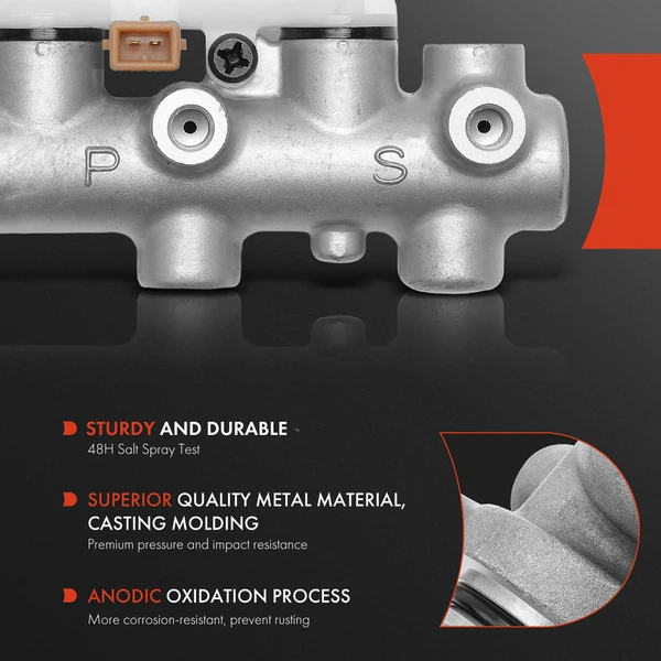 Brake Master Cylinder with Reservoir & Sensor for Kia Spectra Spectra5 07-09 Manual