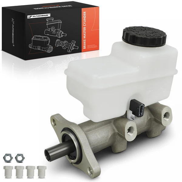 Brake Master Cylinder with Reservoir & Sensor for Nissan Pathfinder 08-12 V8 5.6L
