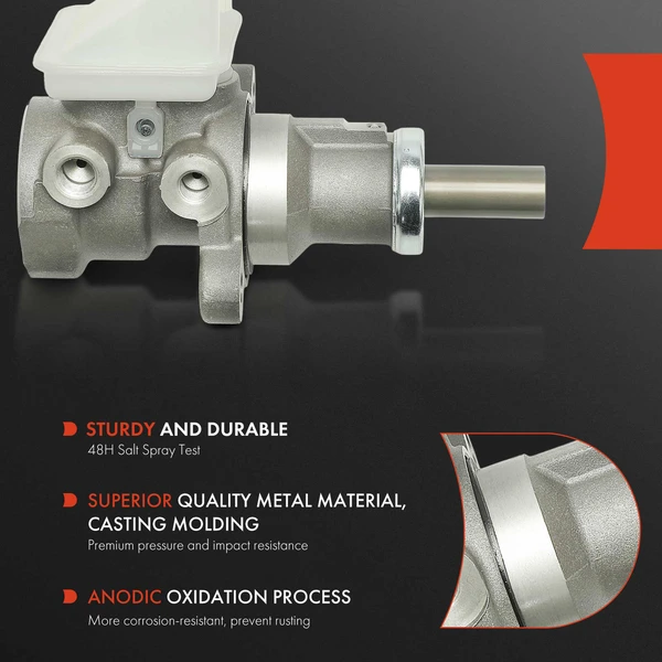 Aluminum Brake Master Cylinder with Reservoir for Saturn Ion 2003-2007