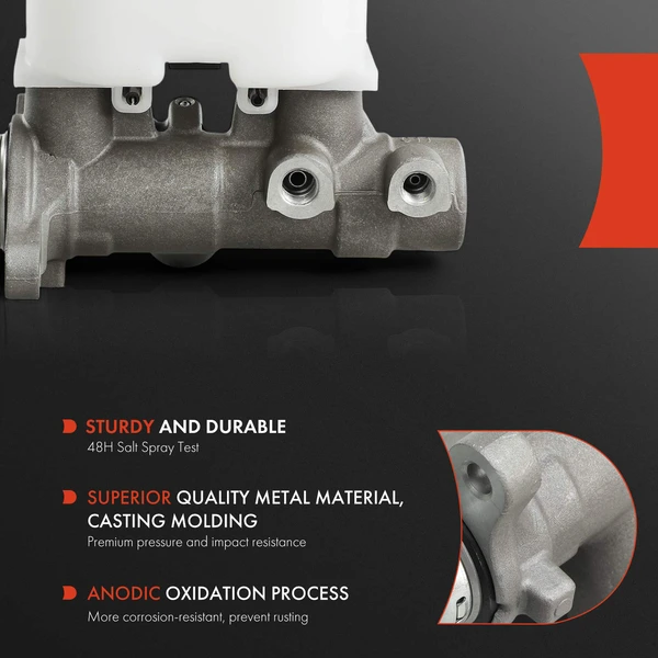 Brake Master Cylinder with Reservoir & Sensor for Ford F-150 2014 Pickup