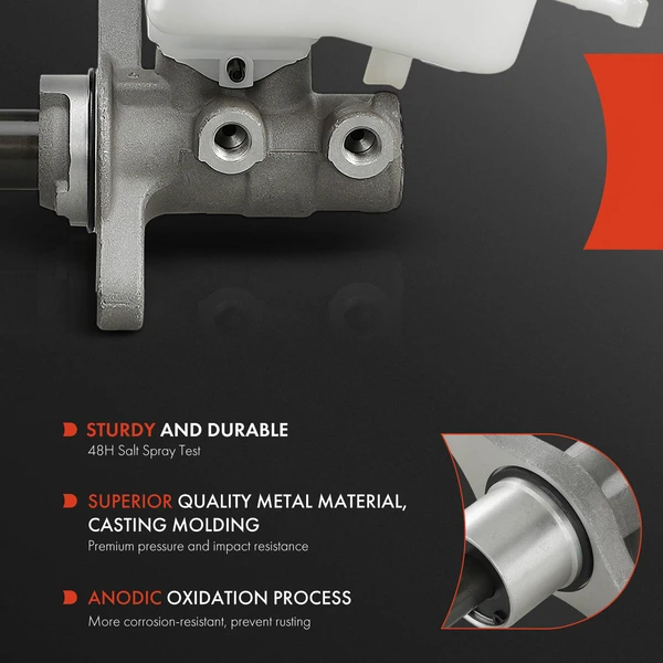 Brake Master Cylinder with Reservoir & Sensor for Jeep Cherokee KL Chrysler 200