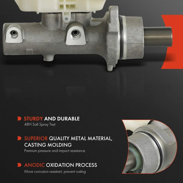 Brake Master Cylinder with Reservoir for Ram 2500 2012-2014 3500 2012-2013 Cast Iron