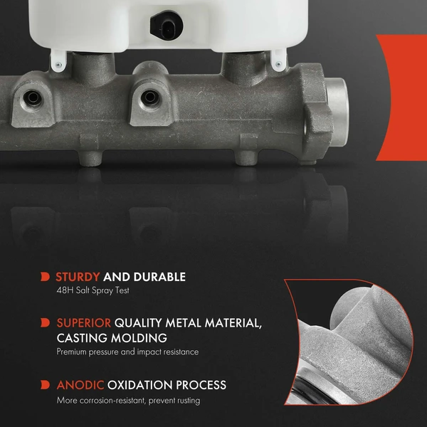 Brake Master Cylinder with Reservoir & Sensor for Chevy Silverado 2500 HD GMC 15-19