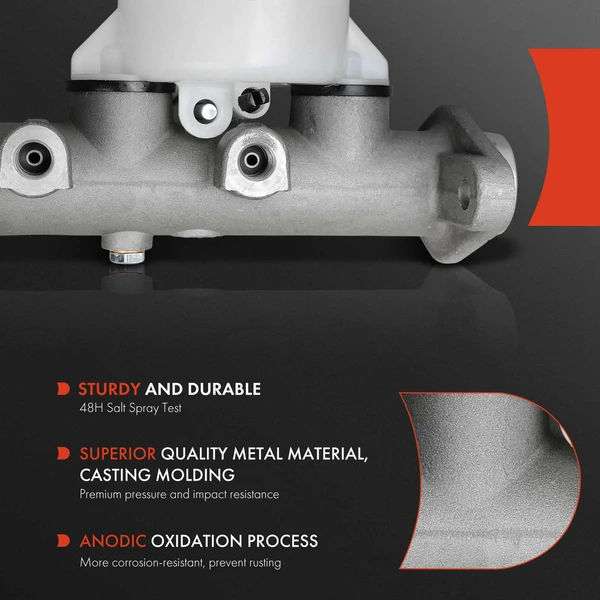 Brake Master Cylinder with Reservoir & Sensor for Dodge Raider Ram 50 Mitsubishi