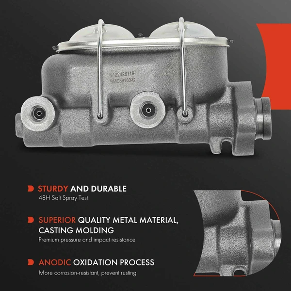 Brake Master Cylinder with Reservoir for Chevrolet Corvette 1967-1976 Monte Carlo