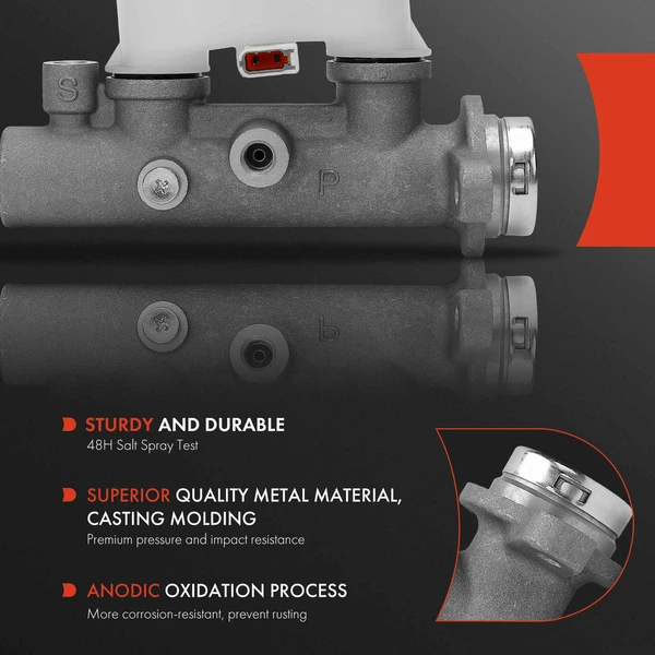 Brake Master Cylinder with Reservoir & Sensor for Nissan Altima 4-Wheel ABS