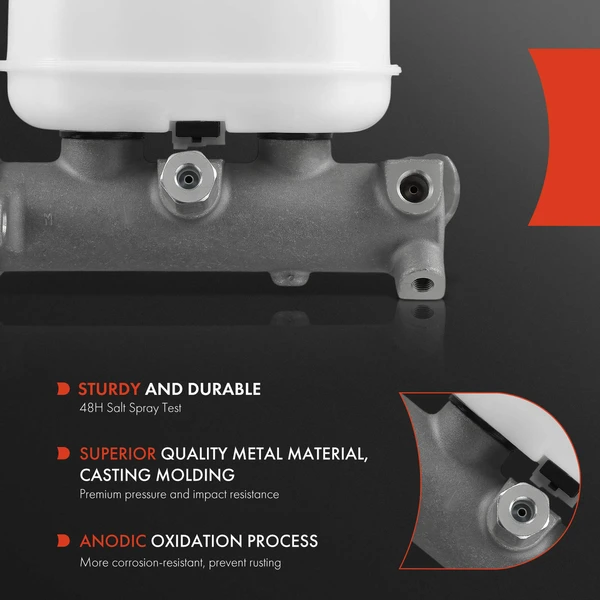 Brake Master Cylinder with Reservoir & Sensor for Ford Econoline Super Duty 96-98