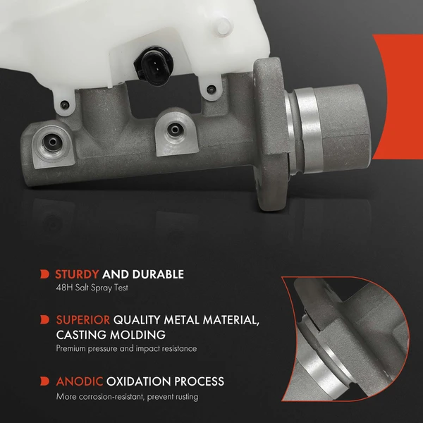 Brake Master Cylinder with Reservoir & Sensor for Chevy Cobalt Pontiac G5 Pursuit