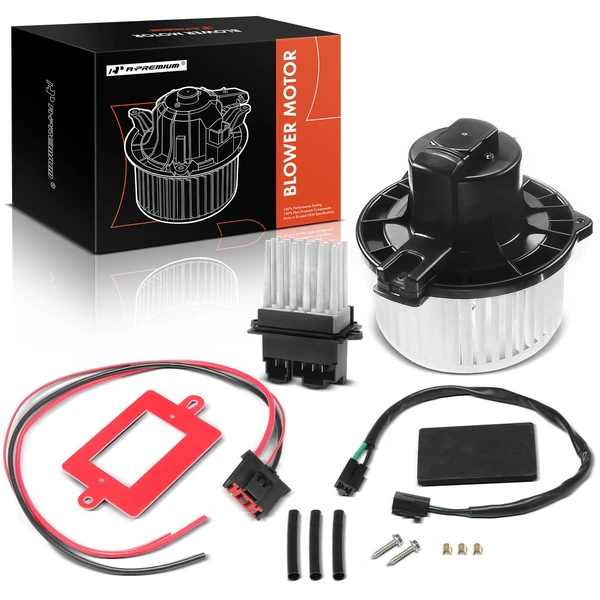 2 Pcs Front HVAC Blower Motor & Resistor Kit for Jeep Grand Cherokee WJ Series 99-01