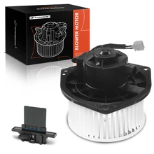 2 Pcs Front HVAC Blower Motor & Resistor Kit