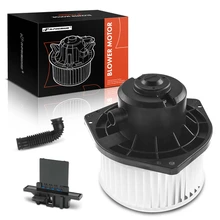 2 Pcs Front HVAC Blower Motor & Resistor Kit