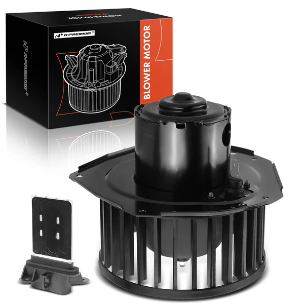 2 Pcs Rear HVAC Blower Motor & Resistor Kit for 1992 Oldsmobile Achieva