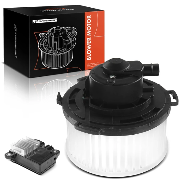 2 Pcs Front HVAC Blower Motor & Resistor Kit for Mazda 5 2006-2010 L4 2.3L